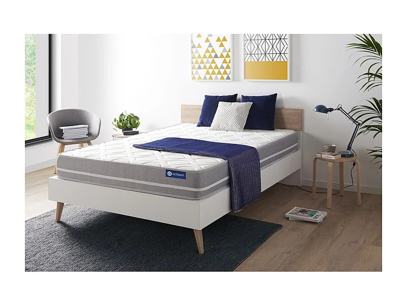 Actilatex touch matras 140x190cm , Matrasdikte : 20 cm , Latex en traagschuim , Gebalanceerd, 3 comfortzones