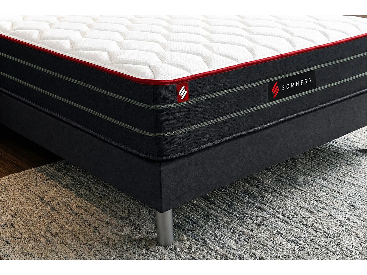 Matelas BOOST ressorts ensachés et mémoire de forme 180x200