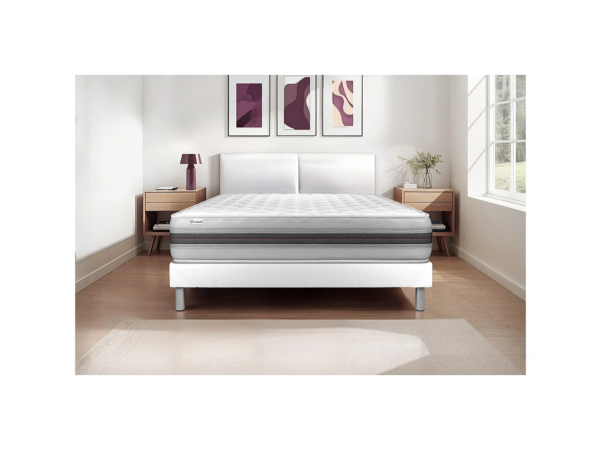 Matras 90x190 cm Traagschuim - Vitalmemo Back