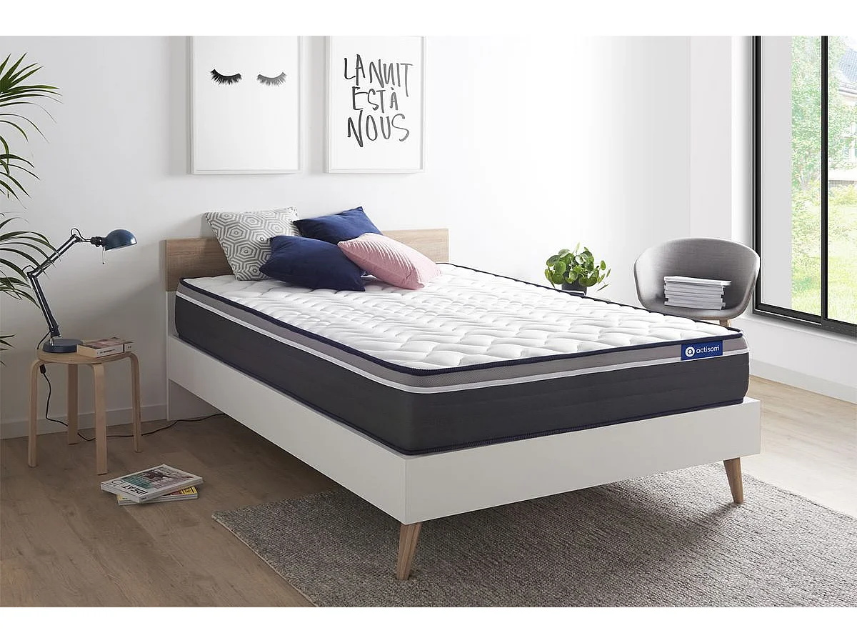 Actilatex plus matras 160x200cm , Matrasdikte : 26 cm , Latex en traagschuim , Zeer stevig, 7 comfortzones