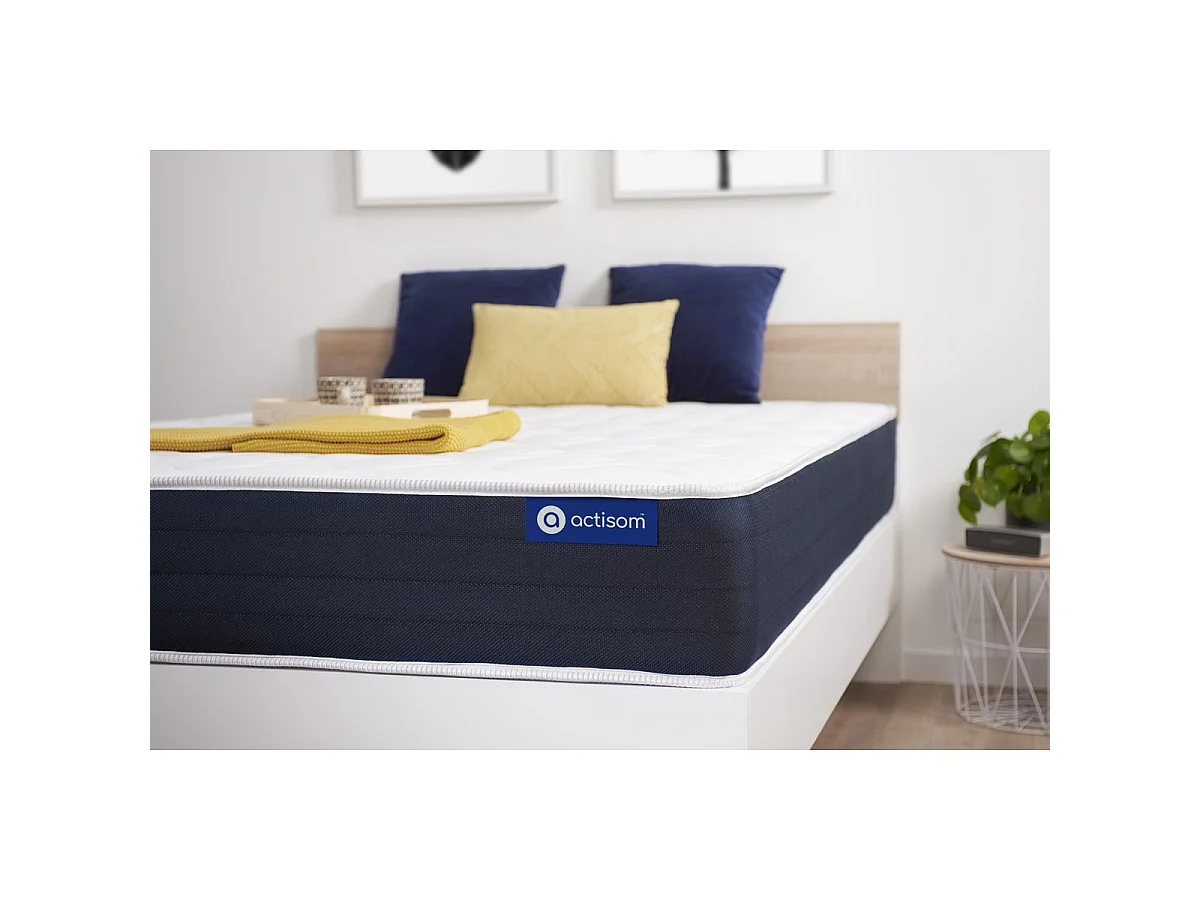 Actilatex sleep matras 90x200cm , Matrasdikte : 22 cm , Latex en traagschuim , Gebalanceerd, 5 comfortzones