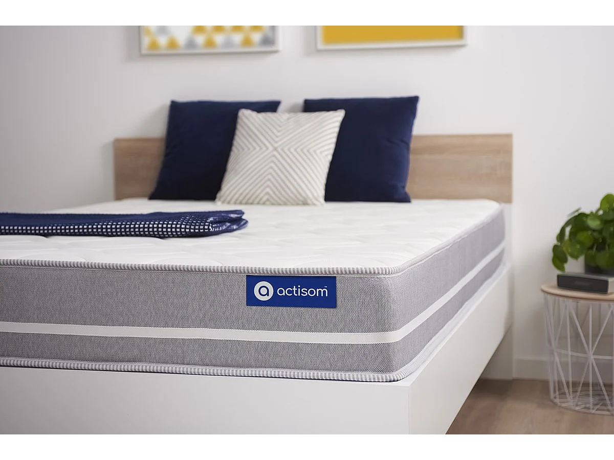 Materac Actilatex touch 90x200cm, Grubosc : 20 cm, Lateks i pianka z pamiecia ksztaltu, Zrównowazony, 3 strefy komfortu