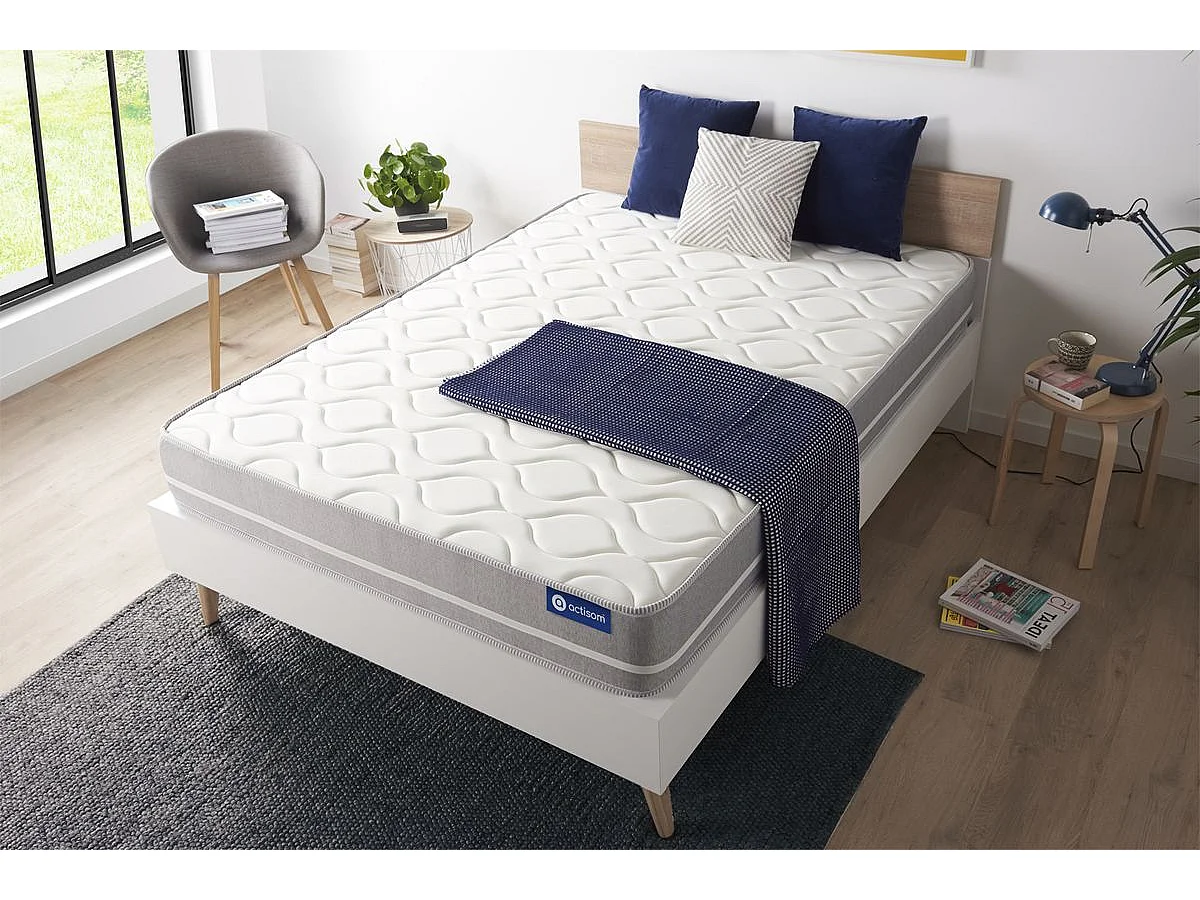 Materac Actilatex touch 90x200cm, Grubosc : 20 cm, Lateks i pianka z pamiecia ksztaltu, Zrównowazony, 3 strefy komfortu