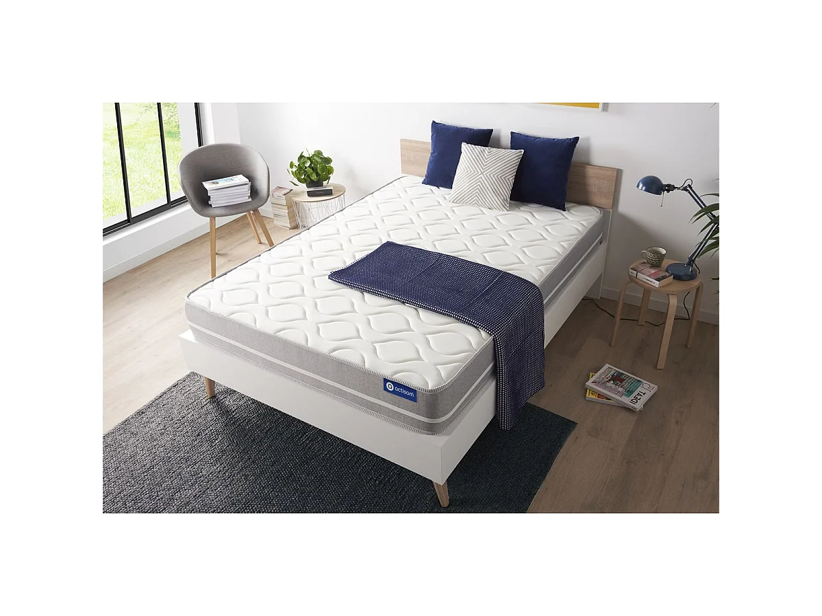 Actilatex touch matras 90x190cm , Matrasdikte : 20 cm , Latex en traagschuim , Gebalanceerd, 3 comfortzones