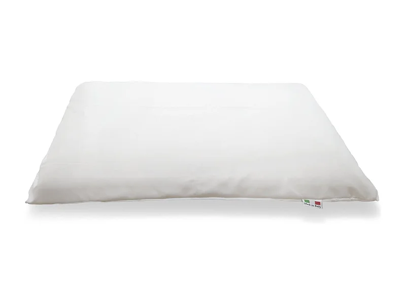 Guanciale Ariete, Cuscino sfoderabile "saponetta" in Memory Foam, 100% Made in Italy, Anallergico e Traspirante, 71x41h11 cm, Set da 4