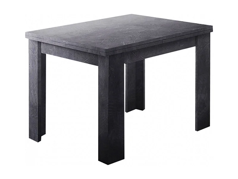 Dlirol uitschuifbare tafel, Extra keukenconsole, Uitschuifbare tafel, 100% Made in Italy, 90x90h75 cm, Leisteen