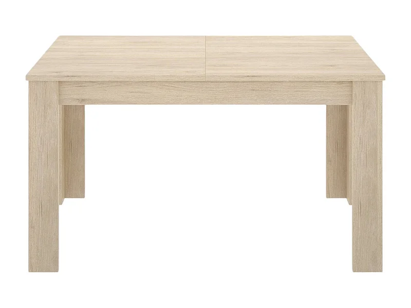 Table extensible Dariaud, Console extensible multi-positions, Table à manger avec rallonge, 140/190x90h77 cm, Chêne
