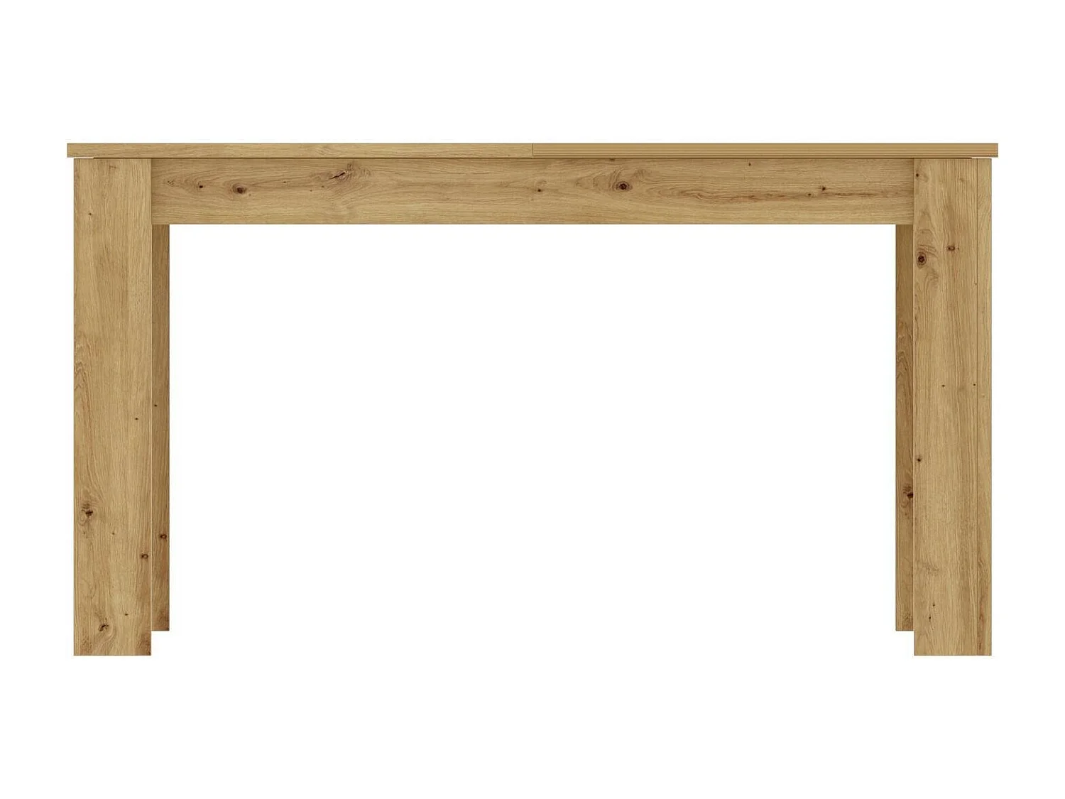 Table extensible Dariaud, Console extensible, Table à manger extensible, 140/190x90h77 cm, Chêne Knot