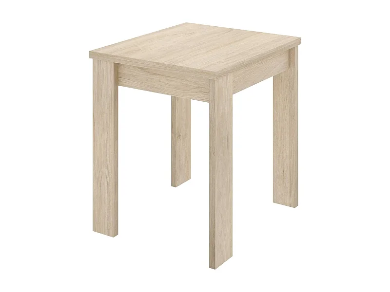 Ausziehbarer-Tisch Dbli, ausziehbare Konsole mit mehreren Positionen, klappbarer Zusatzkonsolentisch, 79/134 x 67 x 79 cm, Eiche