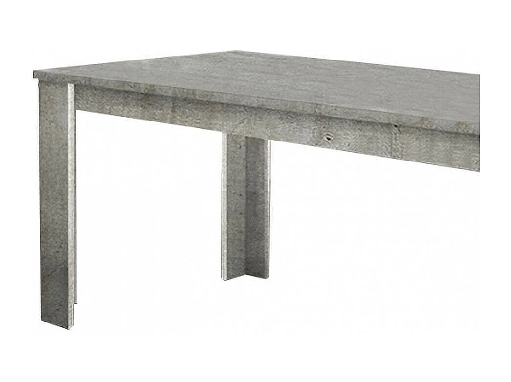 Dkofle uitschuifbare tafel, Uitschuifbare console tot 10 zitplaatsen, Uitschuifbare console 100% Made in Italy, 140/190x90h75 cm, Grijs marmer