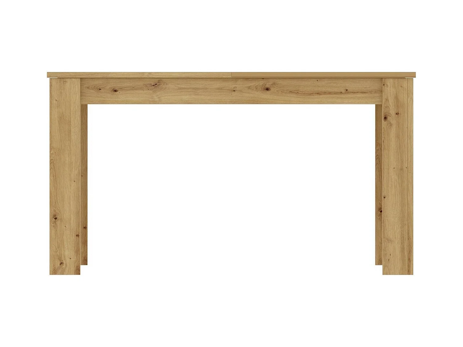 Table extensible Caladora, Console extensible, Table à manger extensible, 140/190x90h77 cm, Chêne Knot