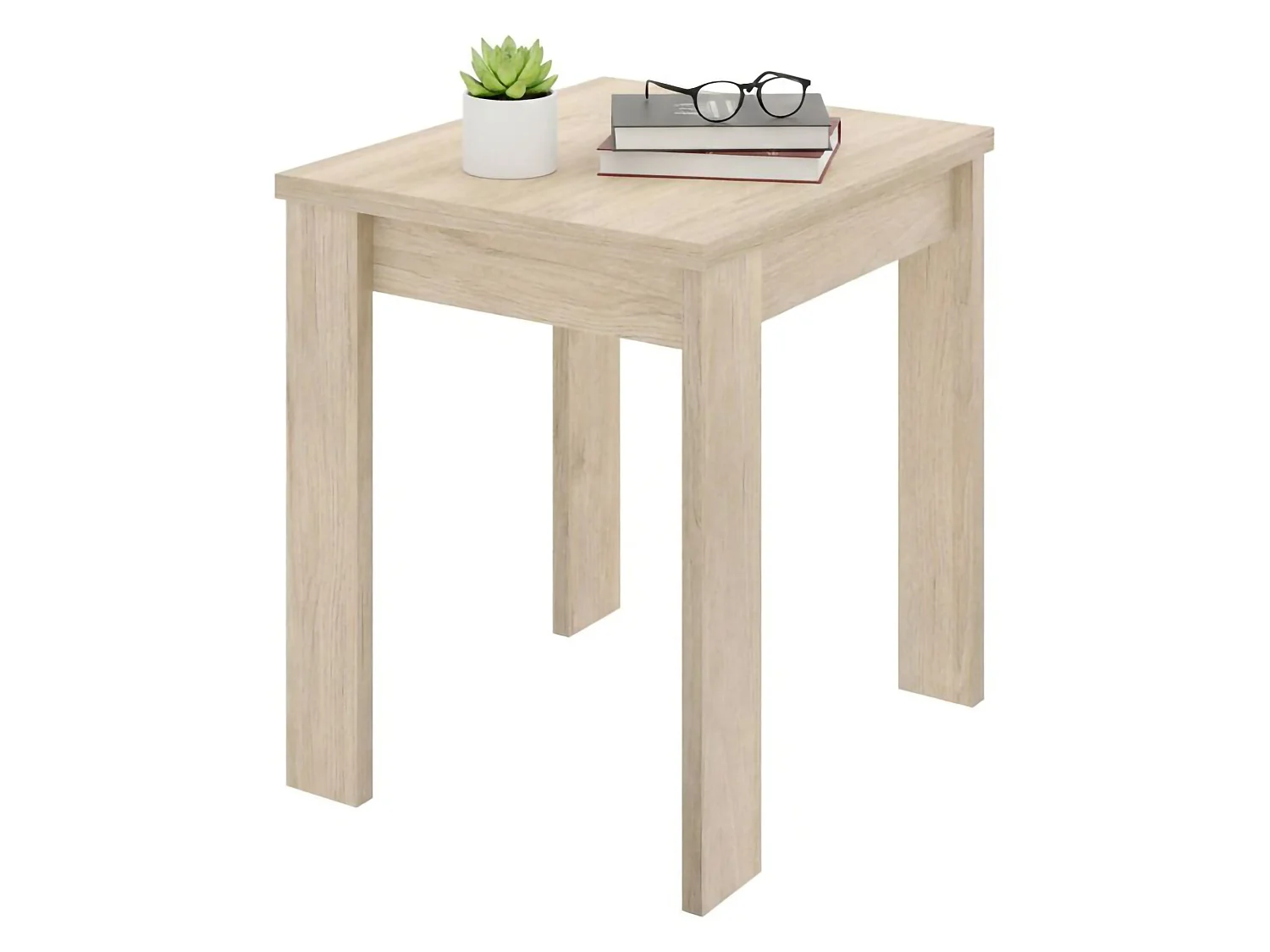Dmora Uitschuifbare Tafel Comer 67x134x79h cm Bruin Eiken, Verlengbaar tot 6 Zitplaatsen, Boekuitbreidingsmechanisme
