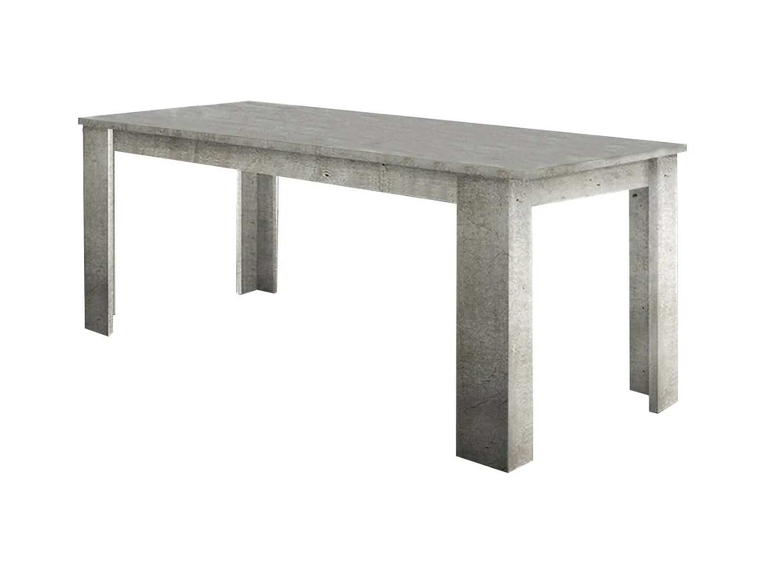 Table extensible Ddariv, Console extensible jusqu'à 12 places, Console extensible 100% Made in Italy, 160/210x90h75 cm, Ciment