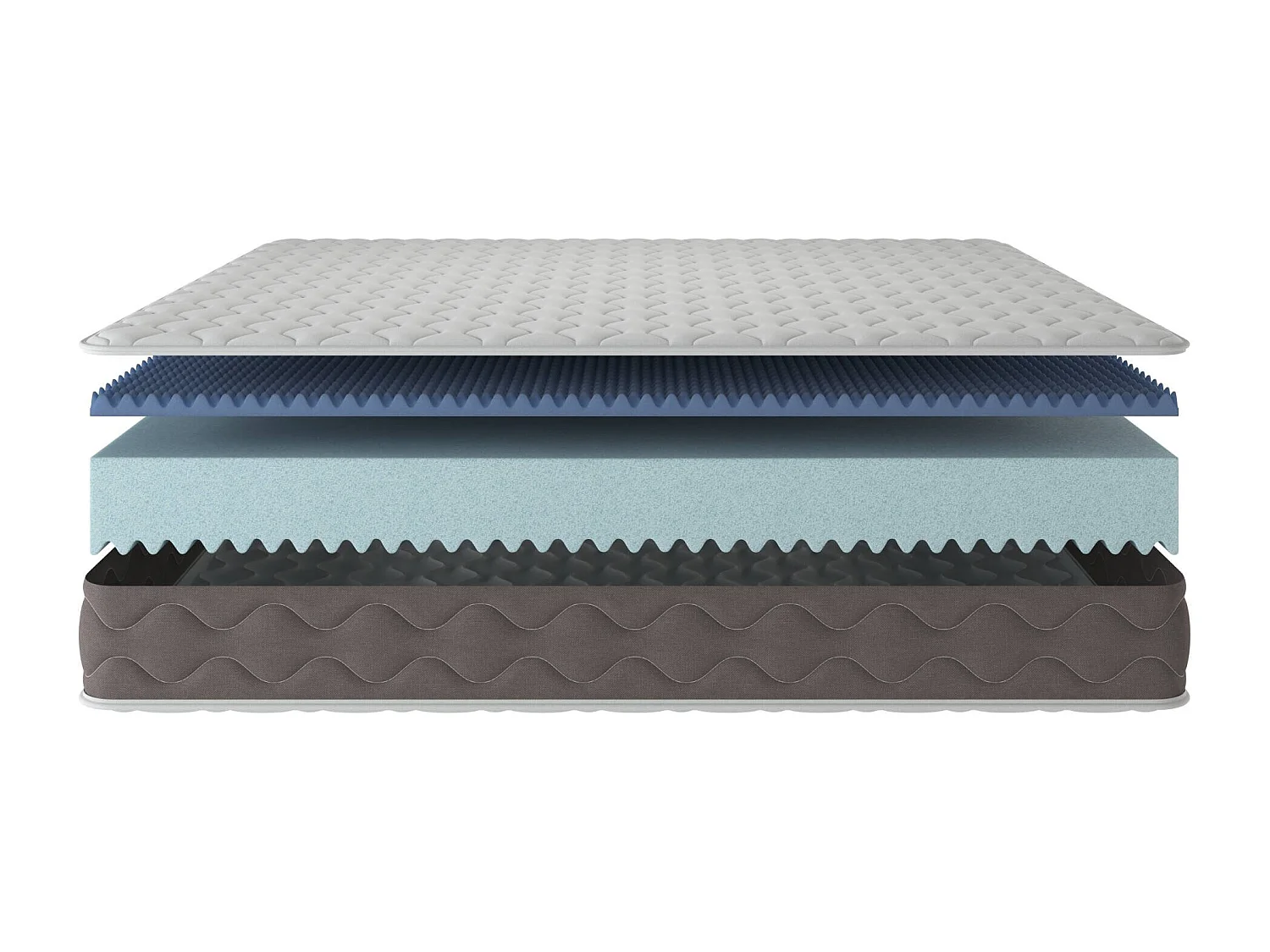 Matelas double Amaltea, Matelas Memory Foam, Matelas ergonomique, Matelas anti-acariens et hypoallergénique, 100% Made in Italy, 180x200xh25 cm