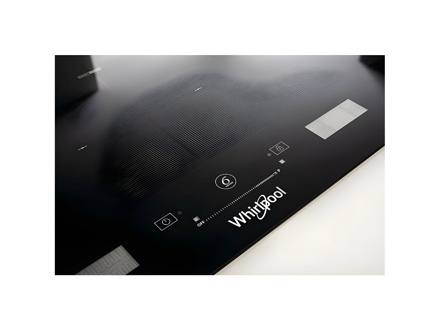 Whirlpool Table de cuisson induction 77cm 8 feux 7400w noir - smp778cneixl