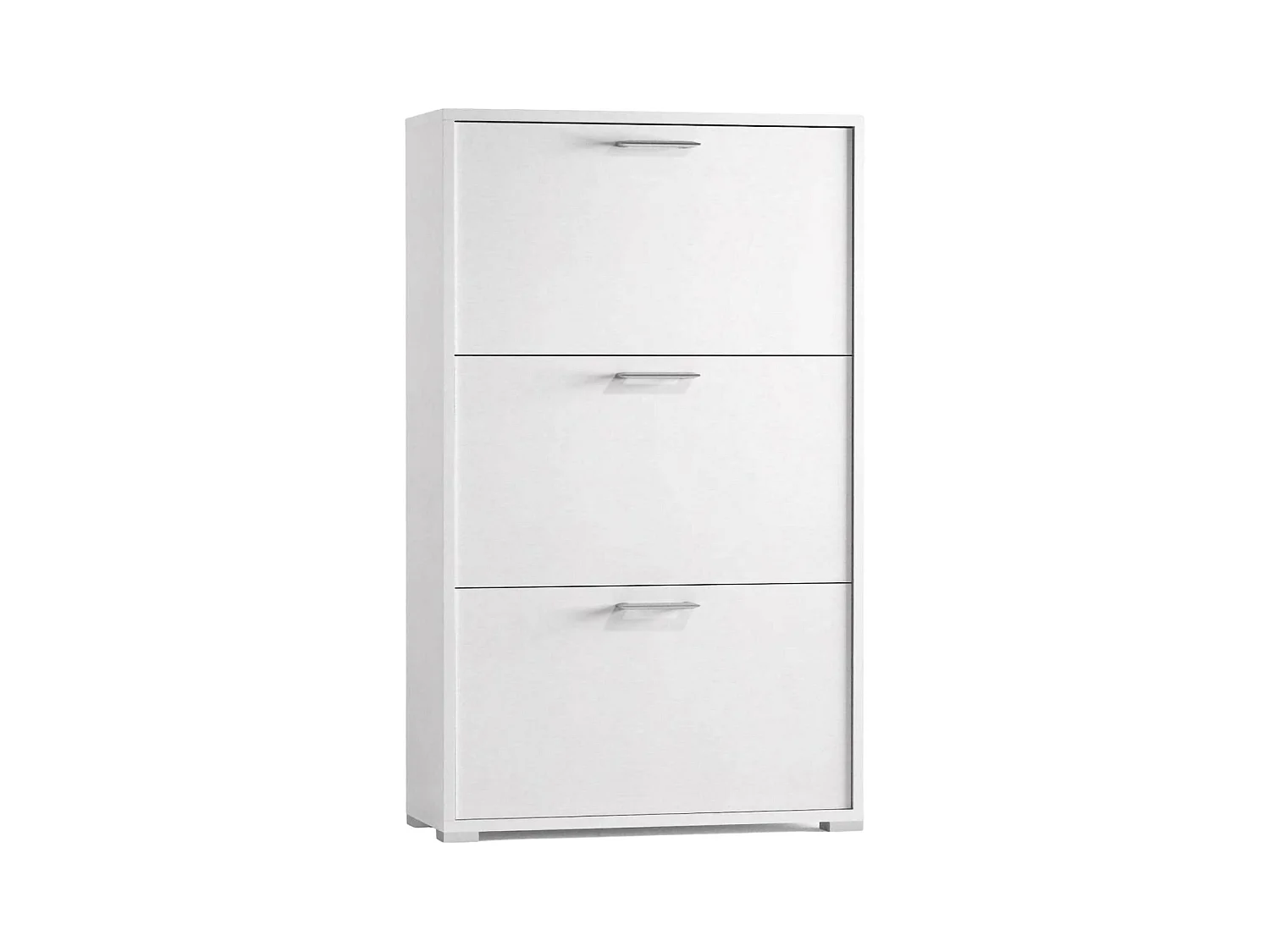 Dferrari schoenenrek, multifunctioneel entreemeubilair met 3 vouwdeuren, moderne schoenenkast, 100% Made in Italy, 67x18h112 cm, Wit