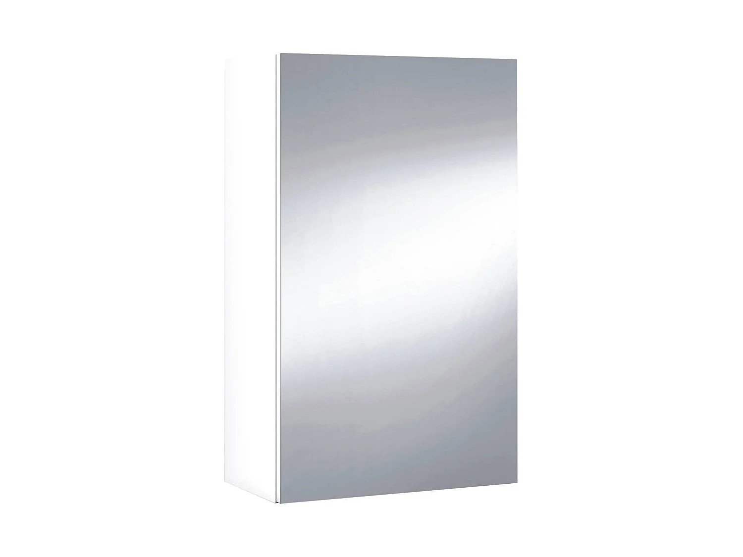 Armoire murale de salle de bain Dfus, Armoire colonne pour salle de bain, Armoire suspendue, Blanc brillant, 40x21h65 - 1 porte cm