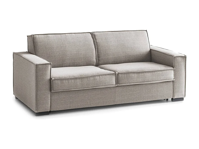 Talamo Italia - Divano letto 2 posti Alk, Cm 160x95h90, Tortora