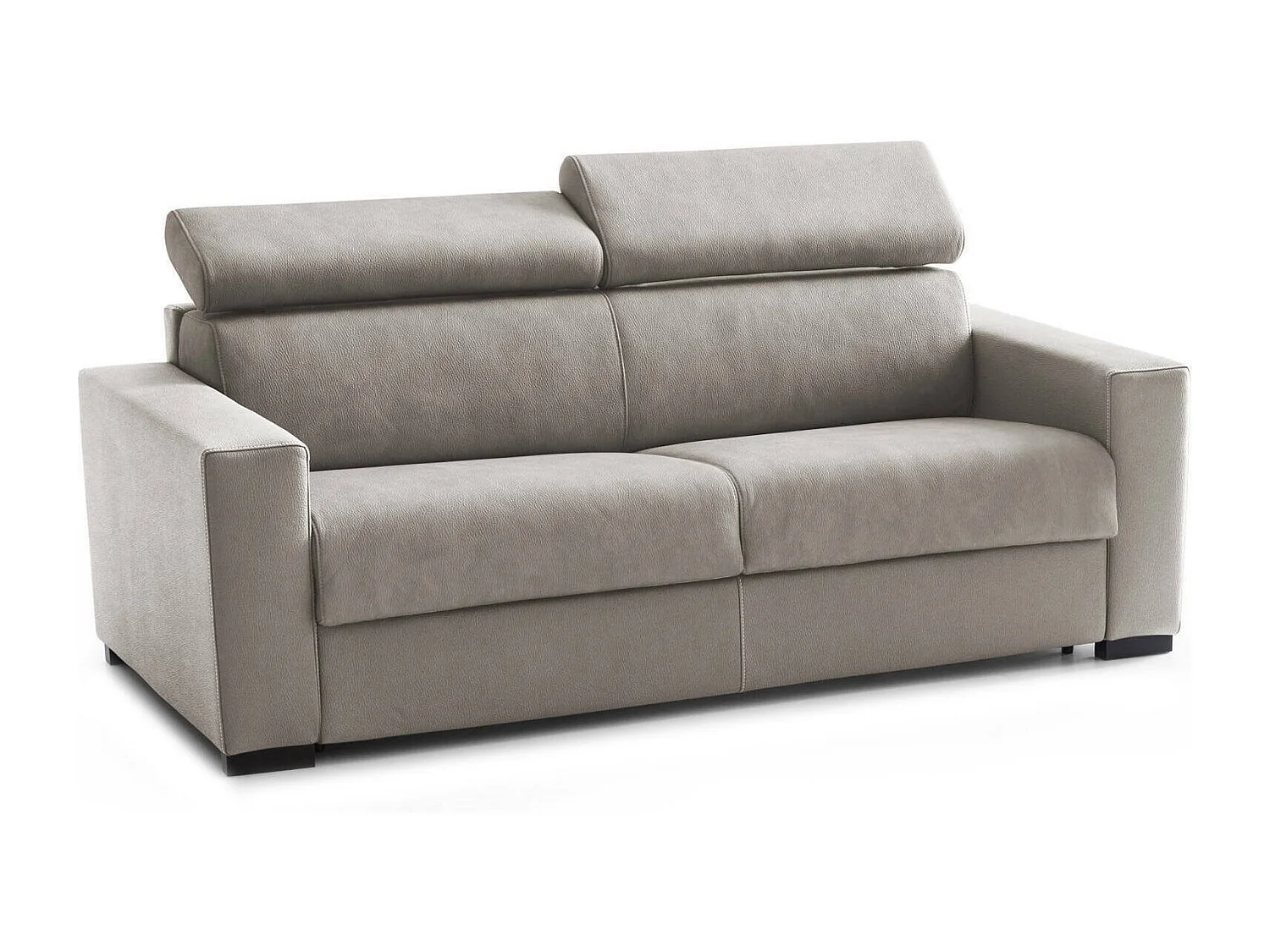 Talamo Italia - Divano letto 2 posti Annalara, Cm 180x95h85, Tortora