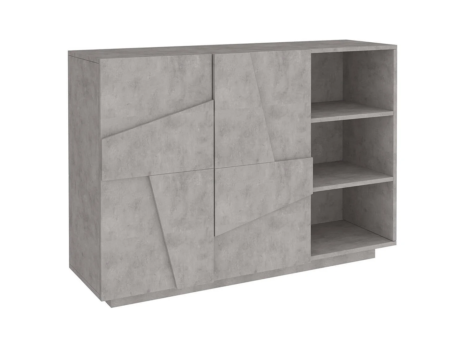 Dmartí entreemeubilair, Moderne multifunctionele entree, Multifunctionele locker voor inkomhal, 100% Made in Italy, 121x38h86 cm, Cement