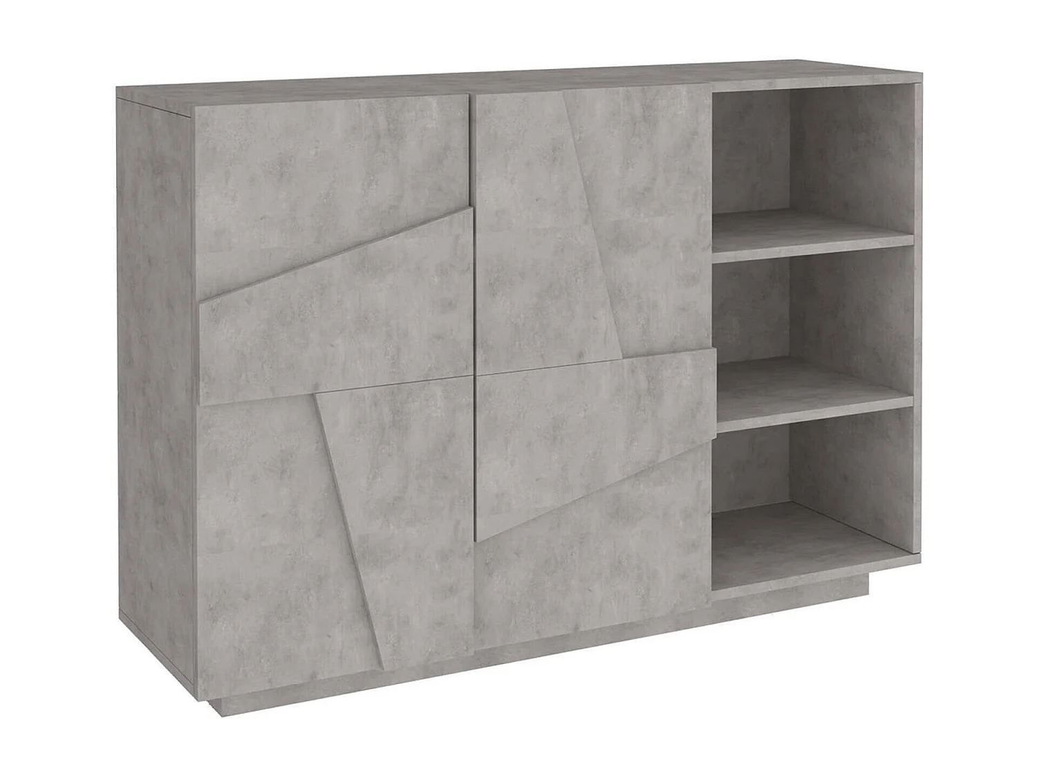 Dmartí entreemeubilair, Moderne multifunctionele entree, Multifunctionele locker voor inkomhal, 100% Made in Italy, 121x38h86 cm, Cement