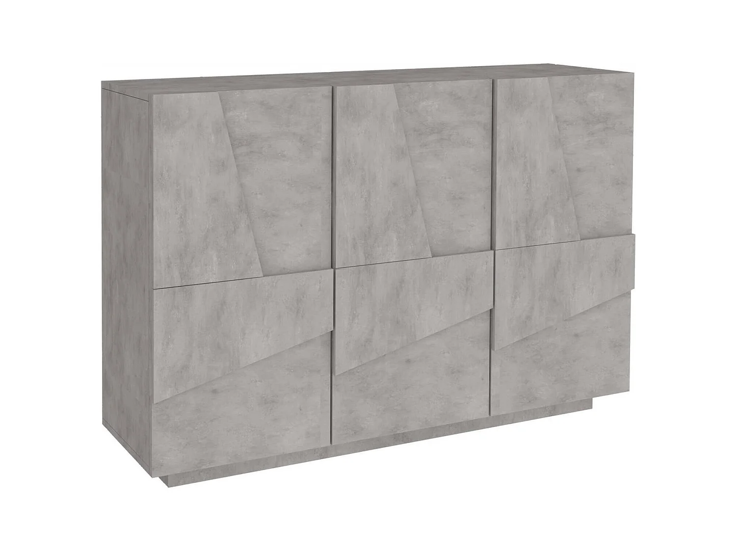 Dcircat entreemeubilair, Moderne multifunctionele entree, Multifunctionele locker voor foyer, 100% Made in Italy, 121x38h86 cm, Cement