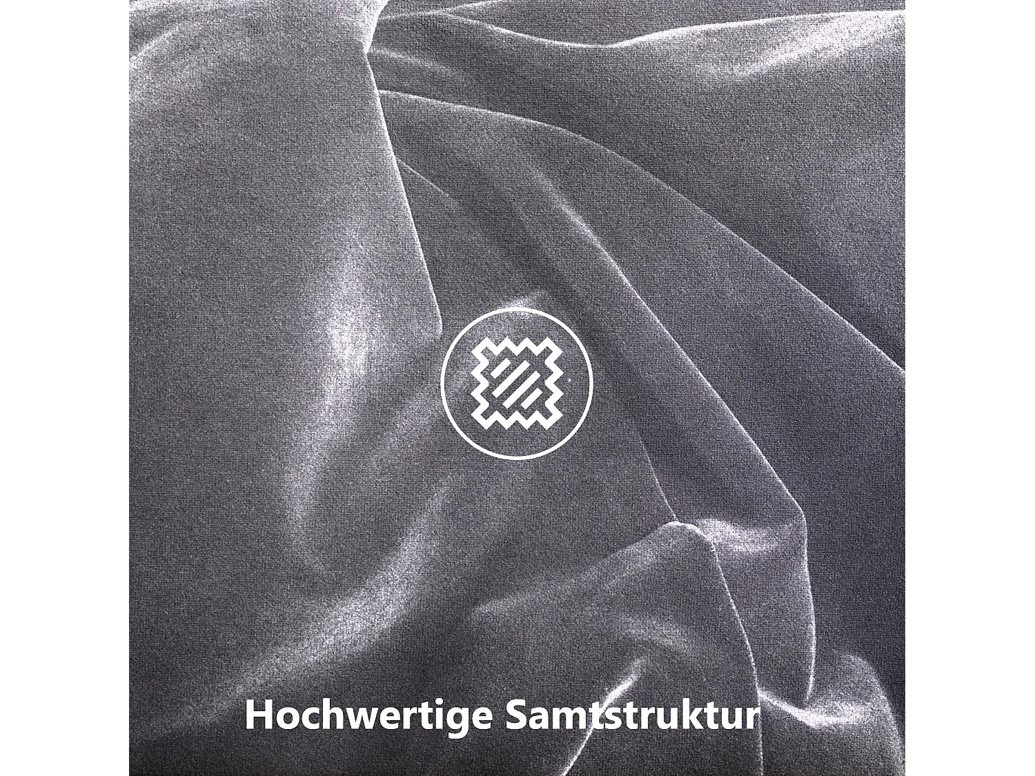 Stauraumbett 180 x 200 cm mit Stauraum – Samt – Lattenrost – graue Farbe