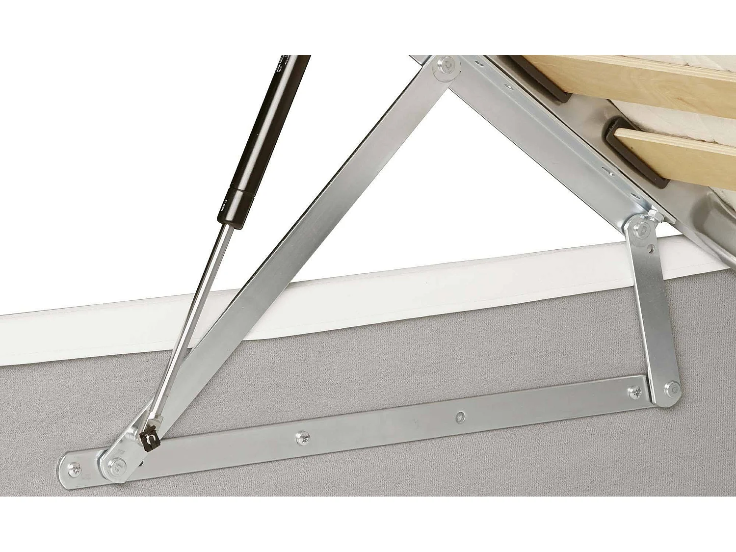 Lit simple Dcosti, Lit coffre avec revêtement en éco-cuir, 100% Made in Italy, Ouverture frontale, adapté pour matelas 80x190 cm, Blanc