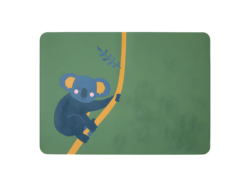Tovaglietta koala in PVC verde