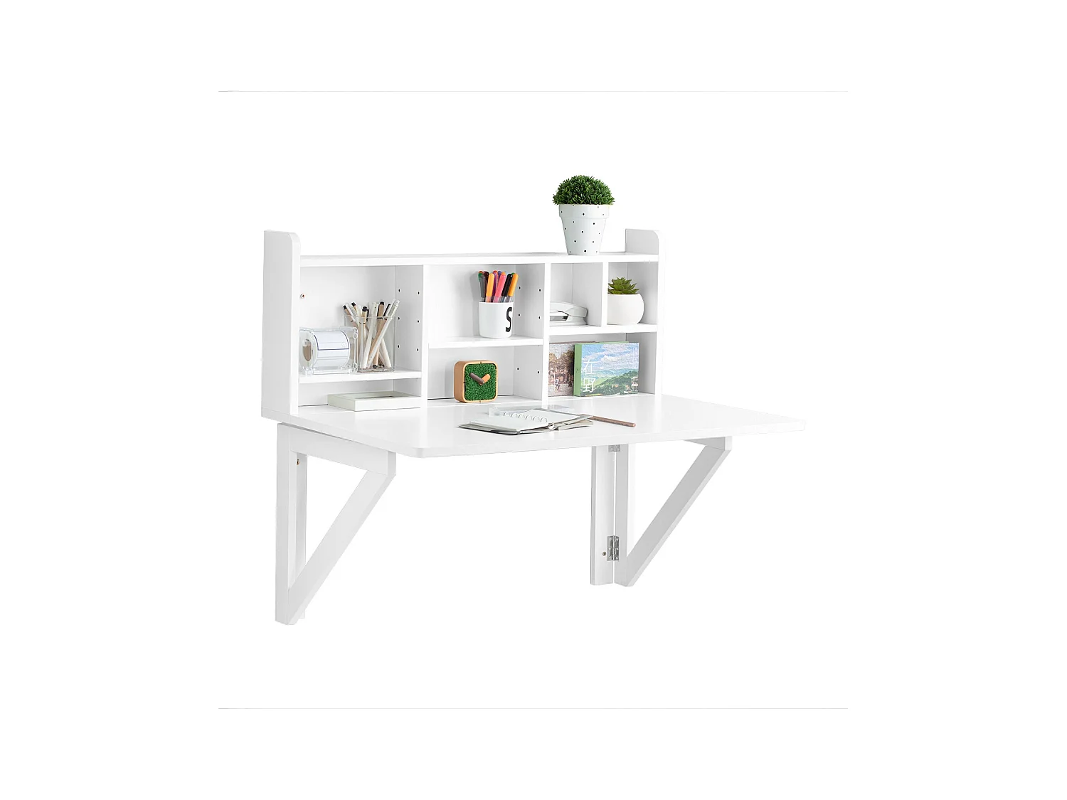 Tavolo A Muro Tavolo Pieghevole Tavolo Cucina Bianco FWT07-II-W SoBuy