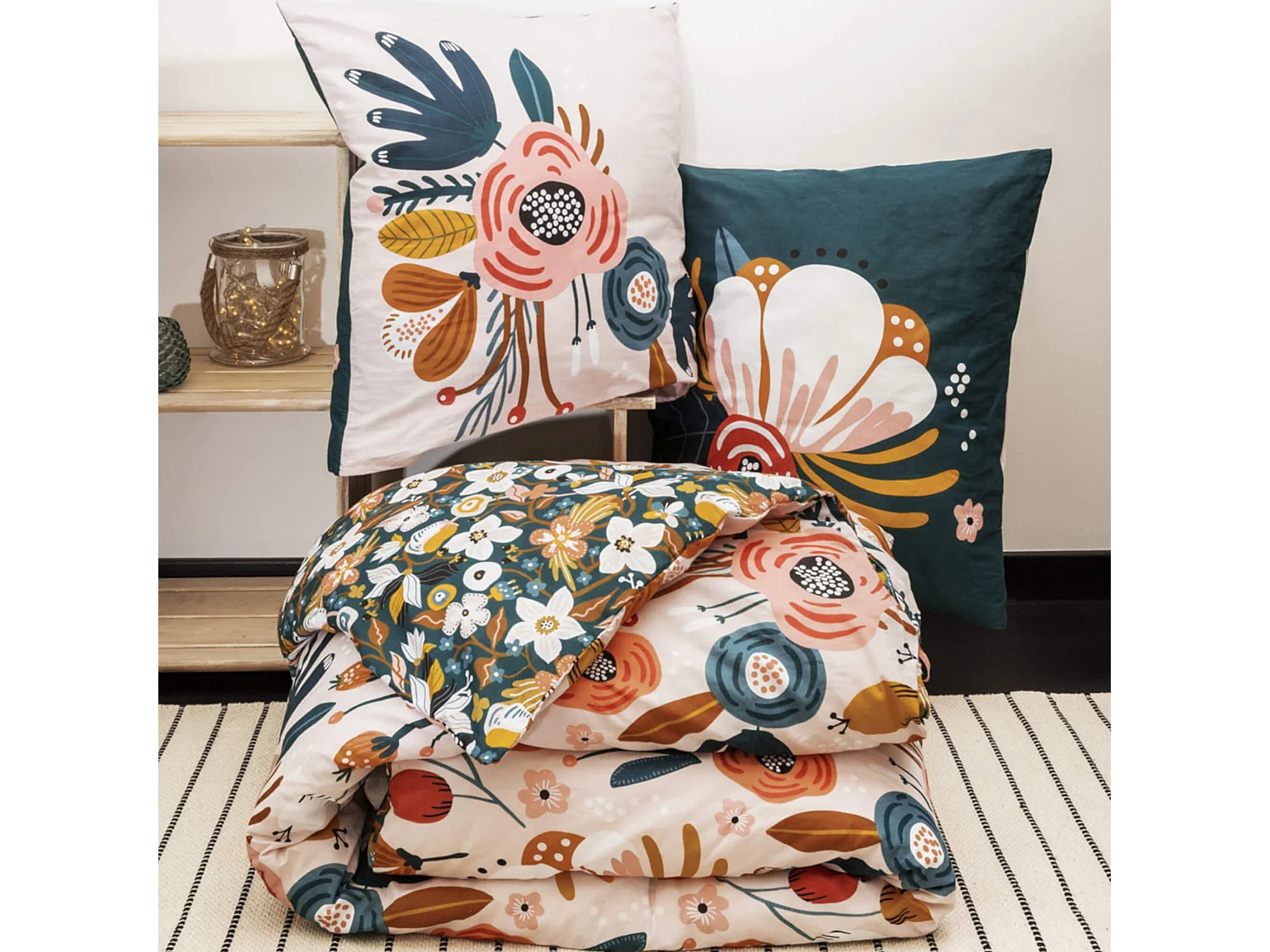 Parure de lit Champêtre 200x200 cm