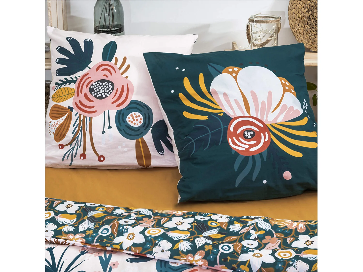 Parure de lit Champêtre 200x200 cm