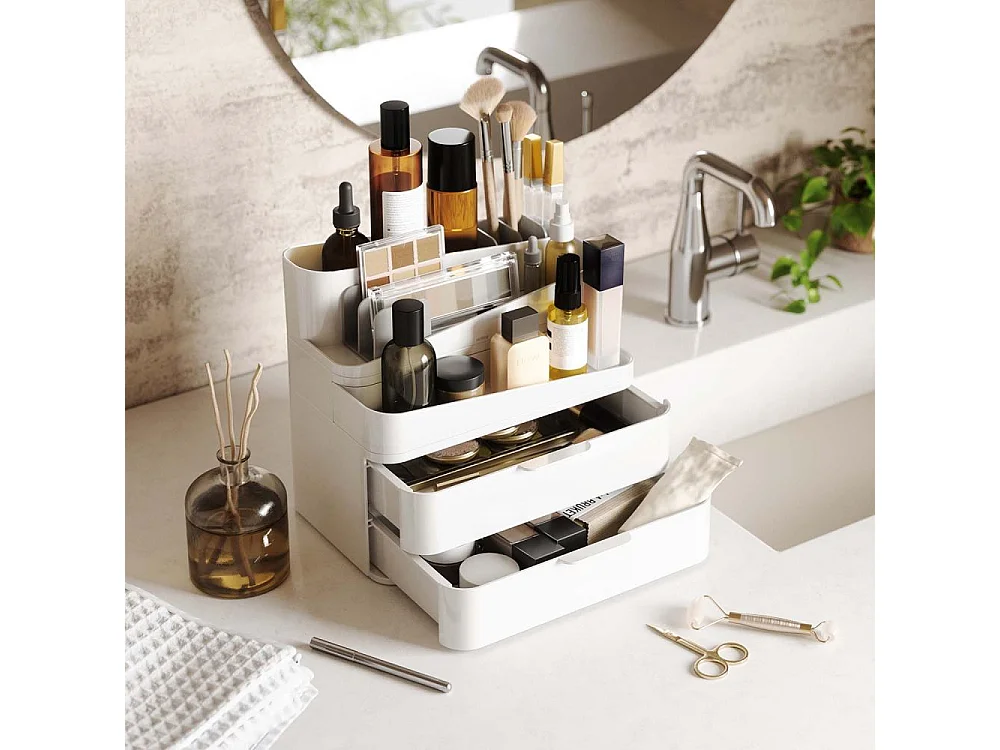 Organiseur de cosmétiques avec tiroirs Glam