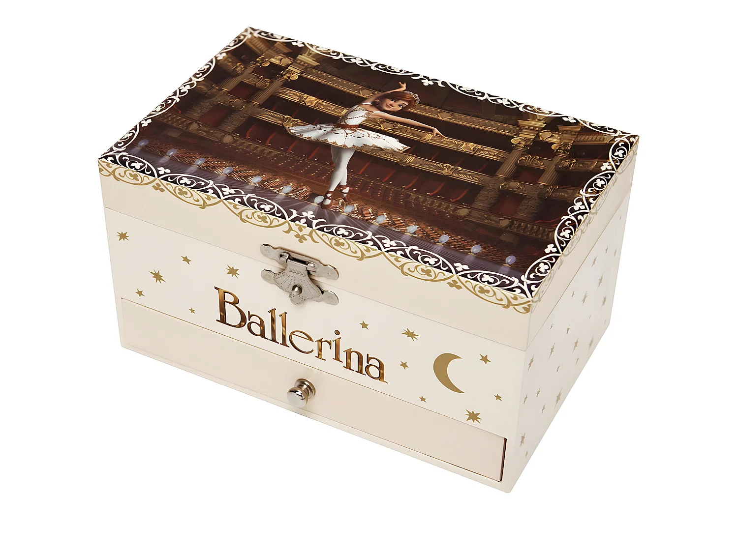 Coffret à bijoux musical Ballerina  - Phosphorescent
