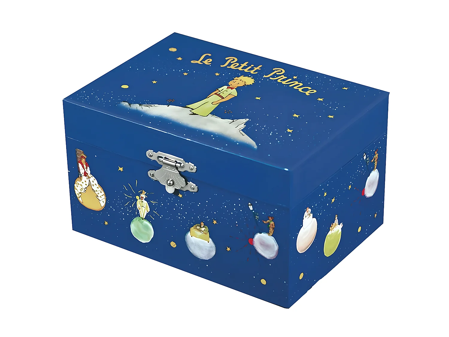 Coffret à bijoux musical Le petit Prince Phosphorescent