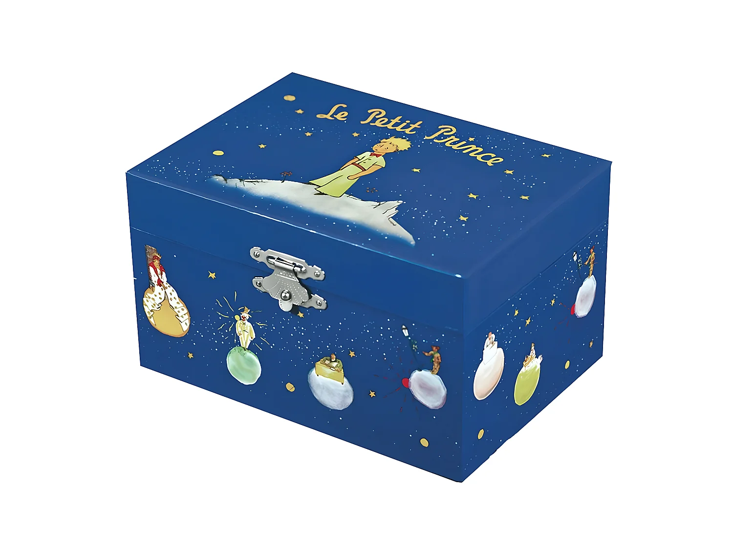 Coffret à bijoux musical Le petit Prince Phosphorescent