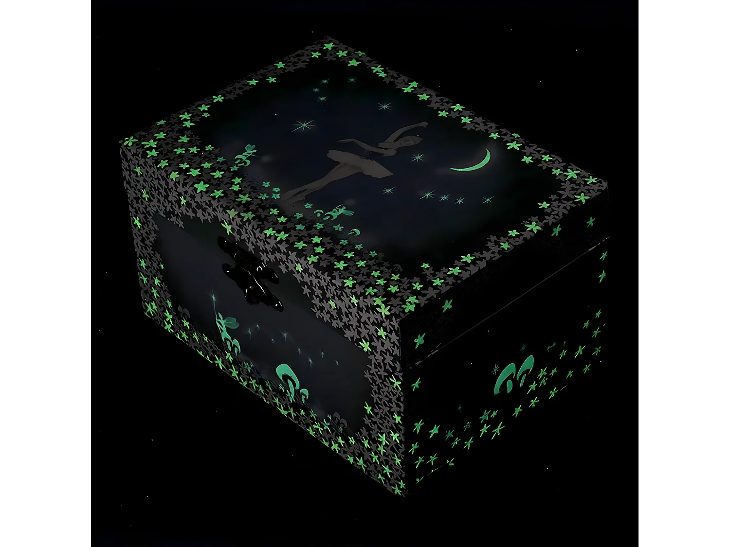 Coffret à bijoux musical Danseuse - Phosphorescent