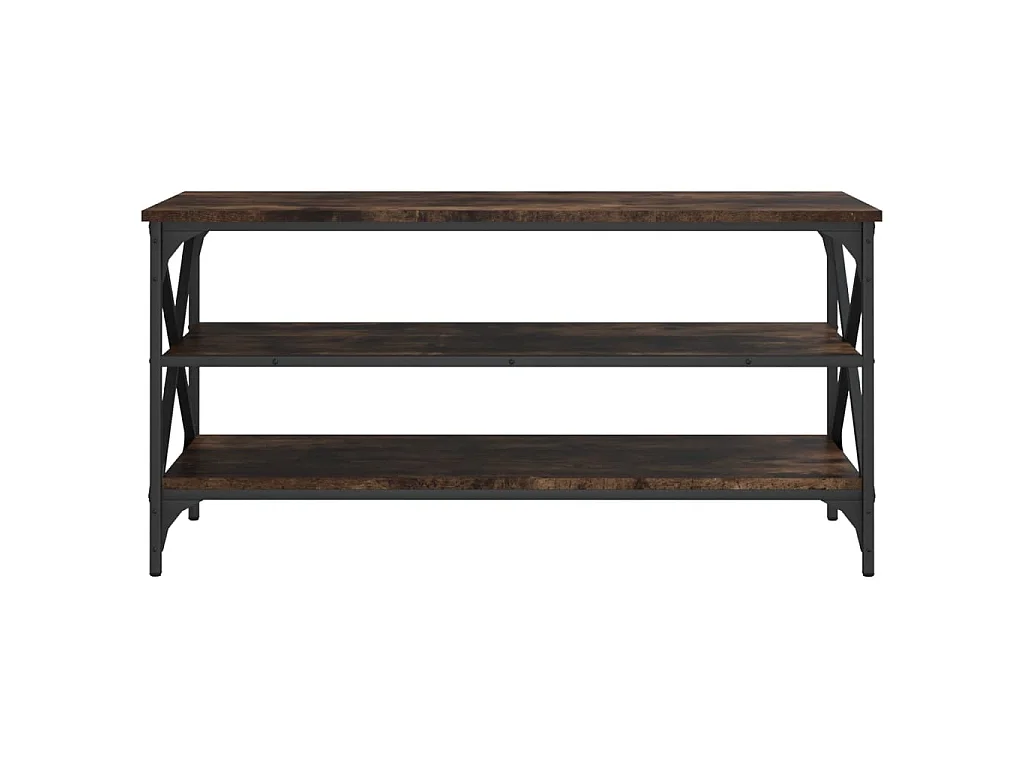 Mobile TV Rovere Fumo 100x40x50 cm in Legno Multistrato