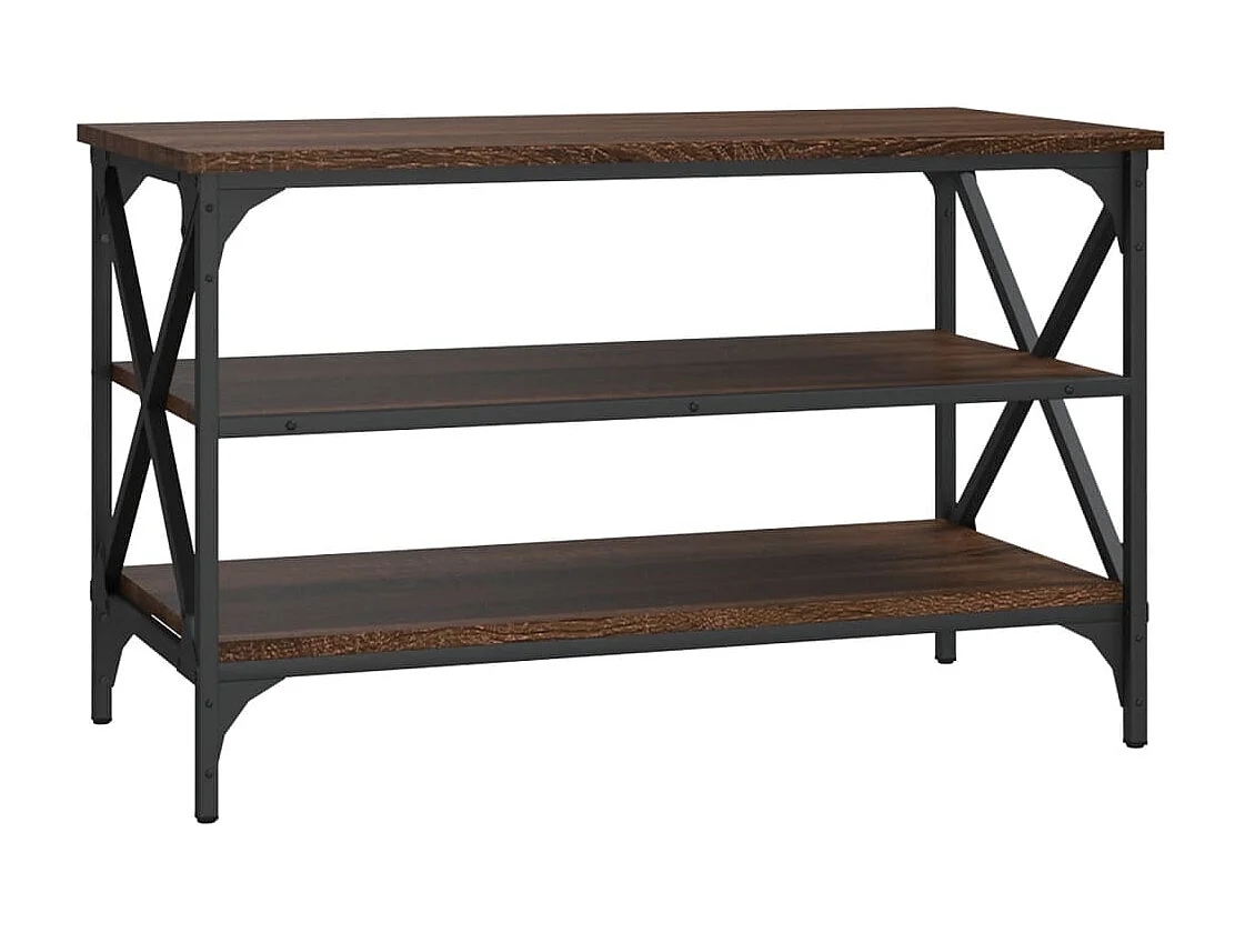 Meuble TV Chêne marron 80x40x50 cm Bois d'ingénierie