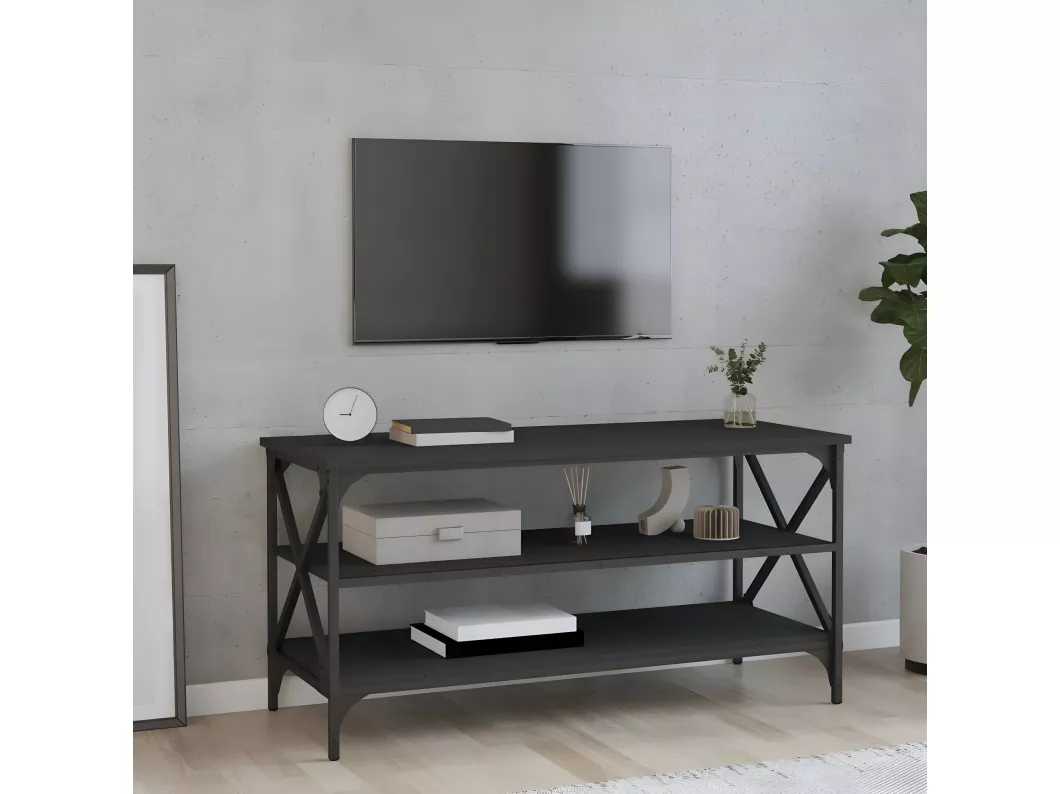 Kauf Unique TV-Schrank Schwarz 100x40x50 cm Holzwerkstoff