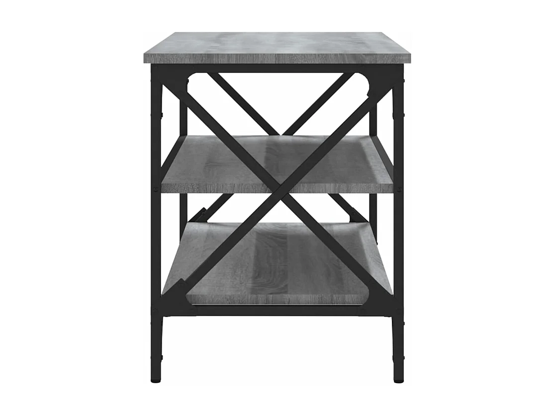 Mobile Porta TV Grigio Sonoma 80x40x50 cm in Legno Multistrato