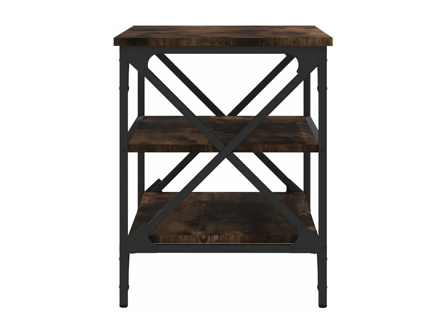 Meuble TV Chêne fumé 60x40x50 cm Bois d'ingénierie