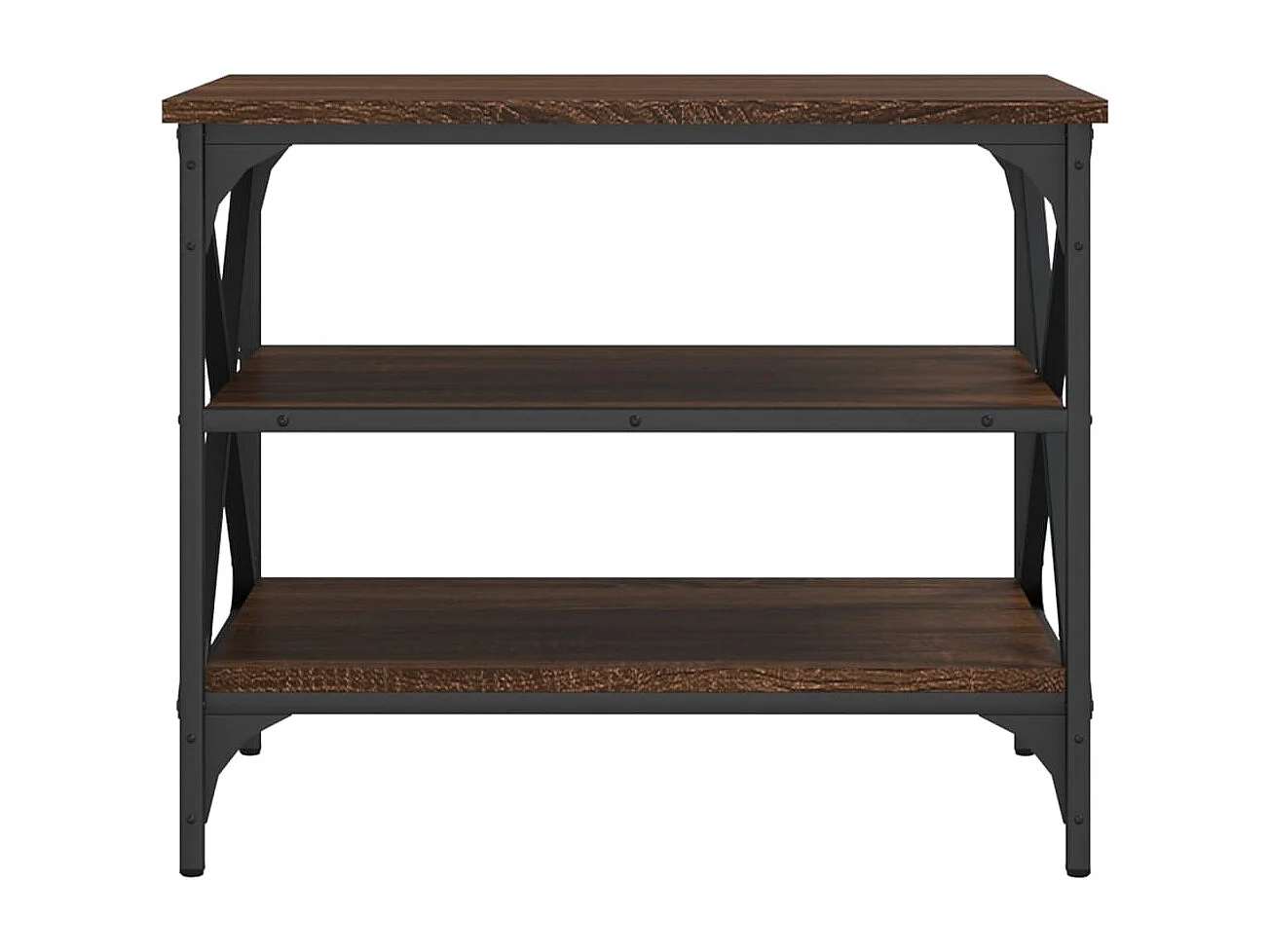 Mobile Porta TV Rovere Marrone 60x40x50 cm in Legno Multistrato