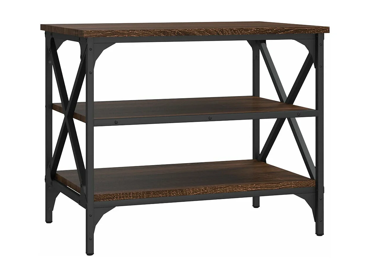 Móvel de TV 60x40x50 cm derivados de madeira carvalho castanho