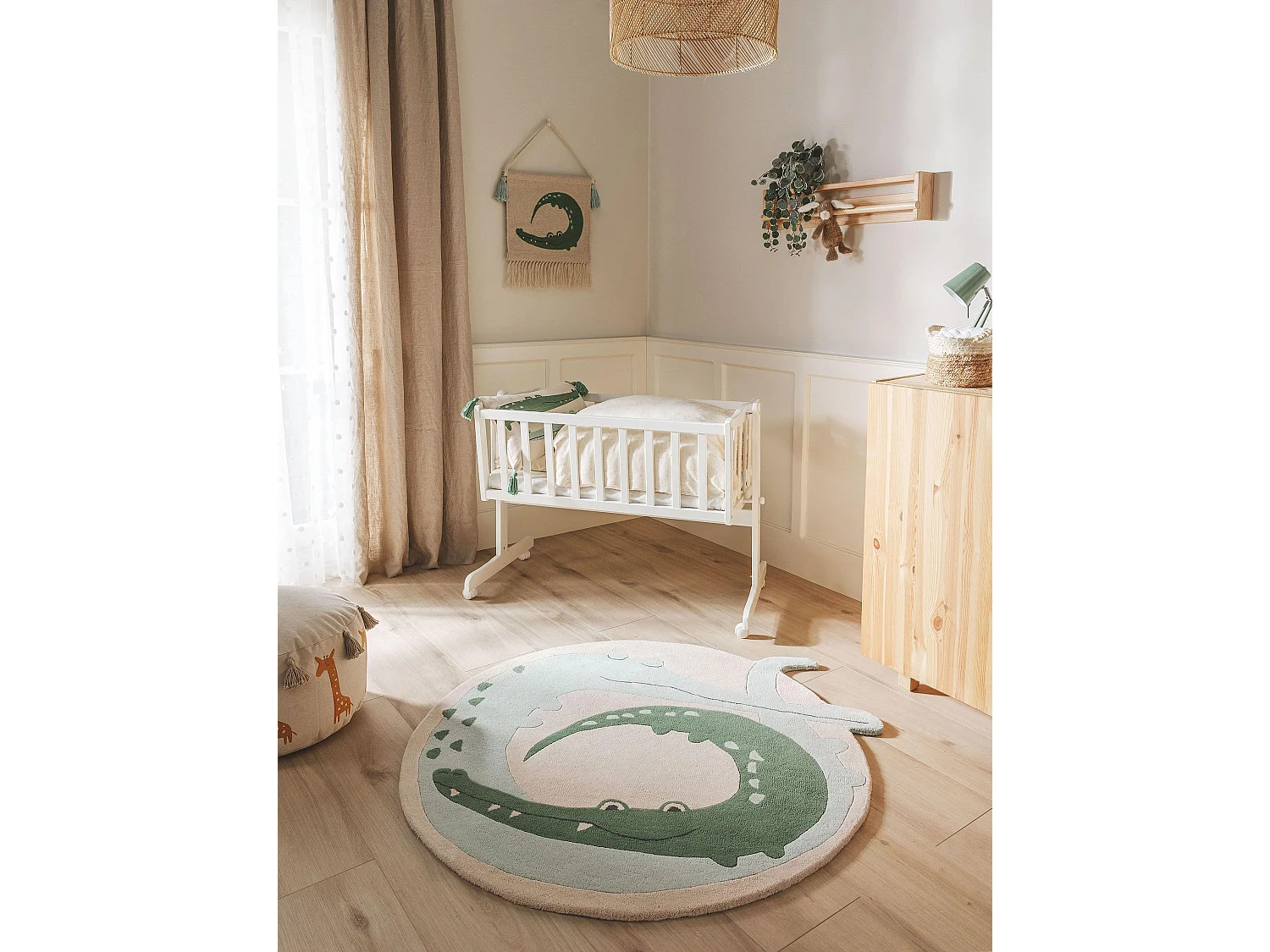 Tapis enfant Savannah Multicouleur 115x120 cm