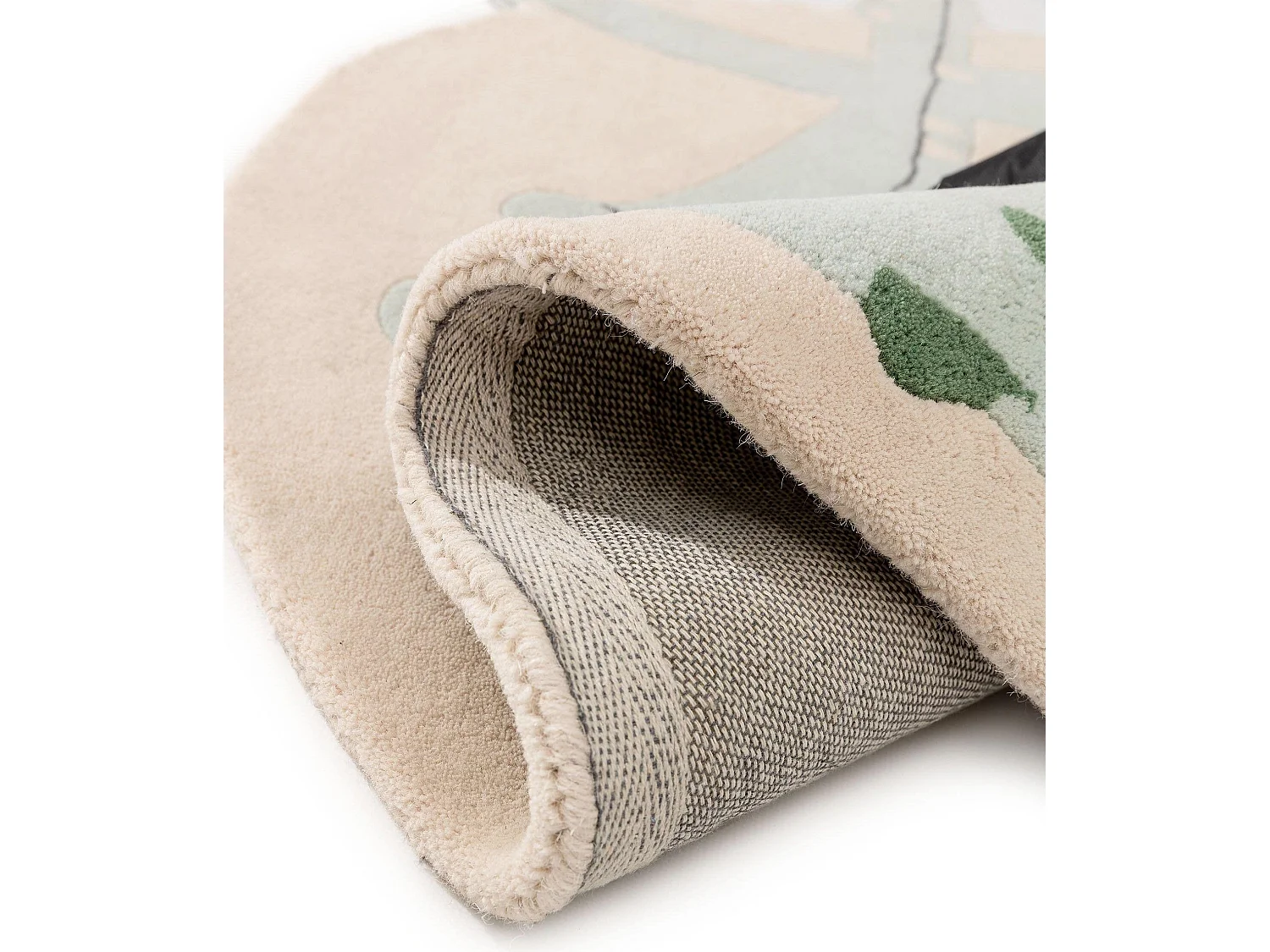 Tapis enfant Savannah Multicouleur 115x120 cm