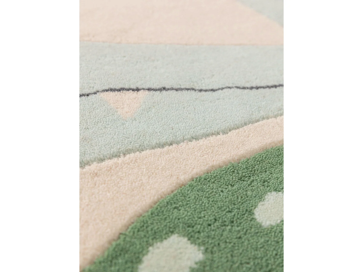 Tapis enfant Savannah Multicouleur 115x120 cm