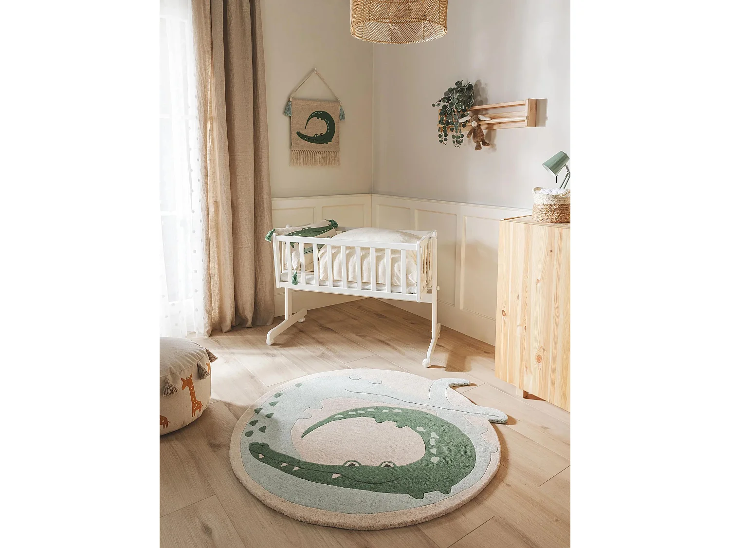 Tapis enfant Savannah Multicouleur 115x120 cm