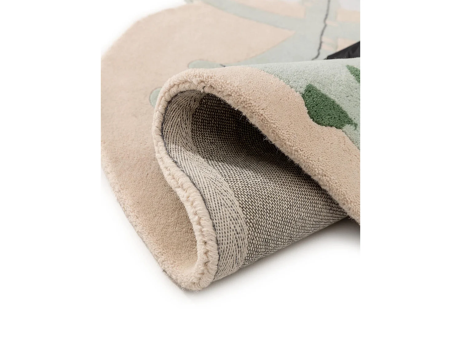 Tapis enfant Savannah Multicouleur 115x120 cm