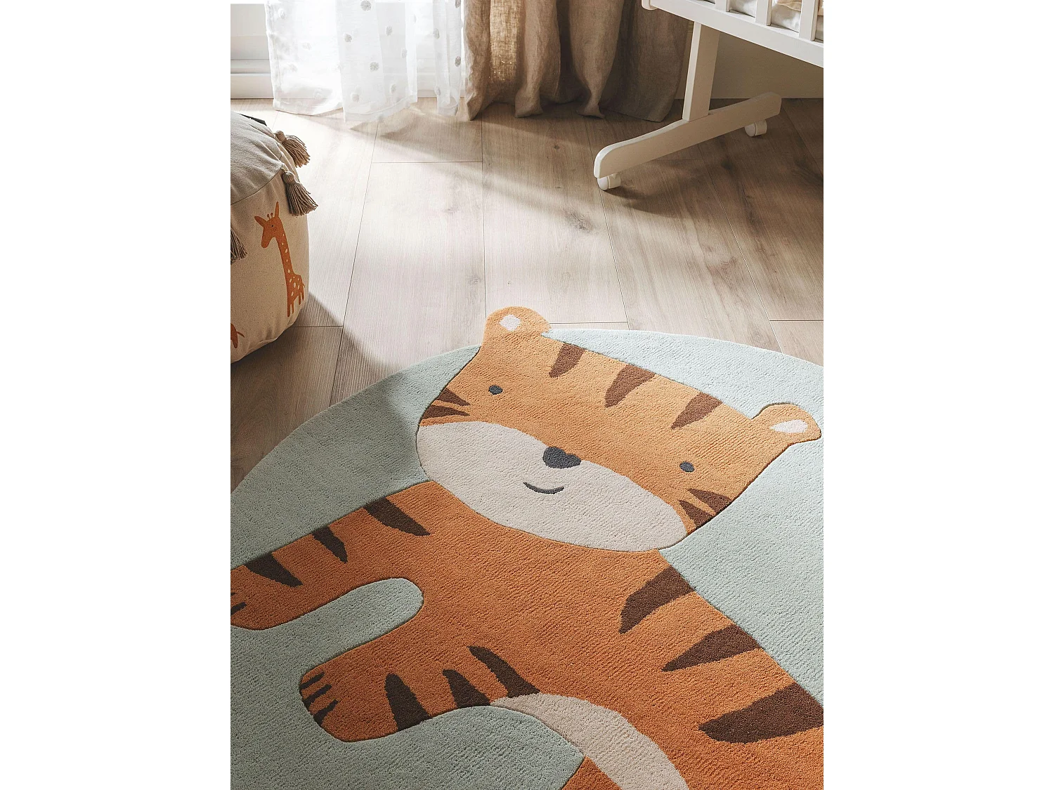 Tapis enfant Savannah Multicouleur 115x120 cm